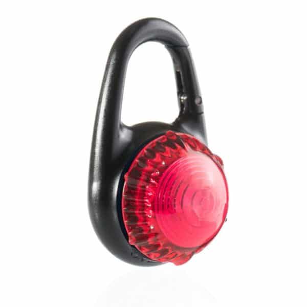 Guardian Tag-It LED Clip-On Safety Light – Rugged Waterproof Carabiner, 5km Omnidirectional Visibility, Steady/Flashing Modes for Pets, Packs, and Outdoor Safety