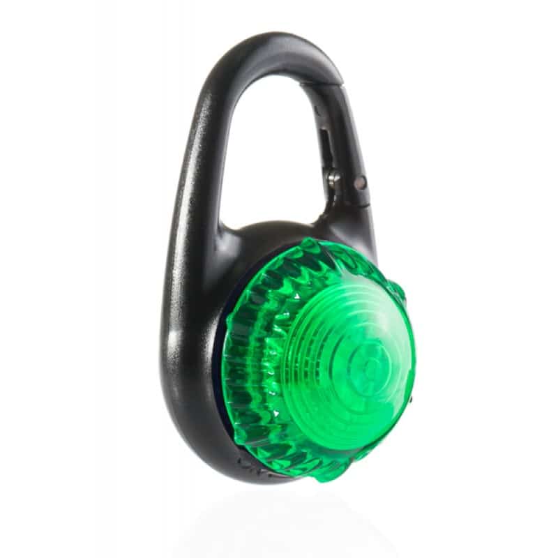 Guardian Tag-It LED Clip-On Safety Light – Rugged Waterproof Carabiner, 5km Omnidirectional Visibility, Steady/Flashing Modes for Pets, Packs, and Outdoor Safety