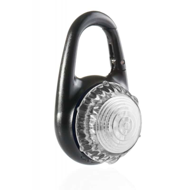 Guardian Tag-It LED Clip-On Safety Light – Rugged Waterproof Carabiner, 5km Omnidirectional Visibility, Steady/Flashing Modes for Pets, Packs, and Outdoor Safety
